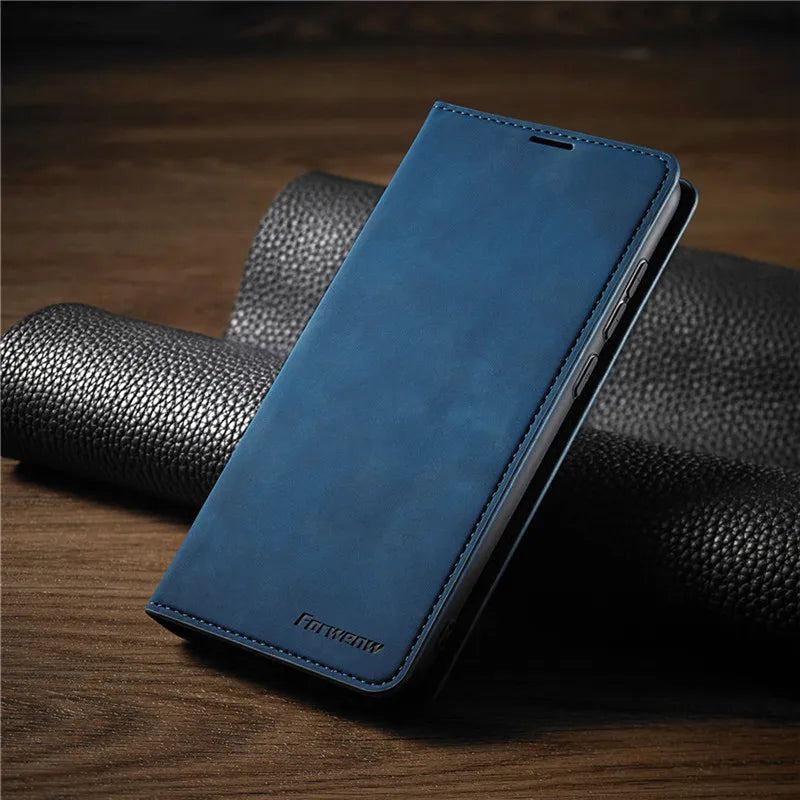 Maliben | Iphone Case: Magnetic Leather Bag For Stylish Protection