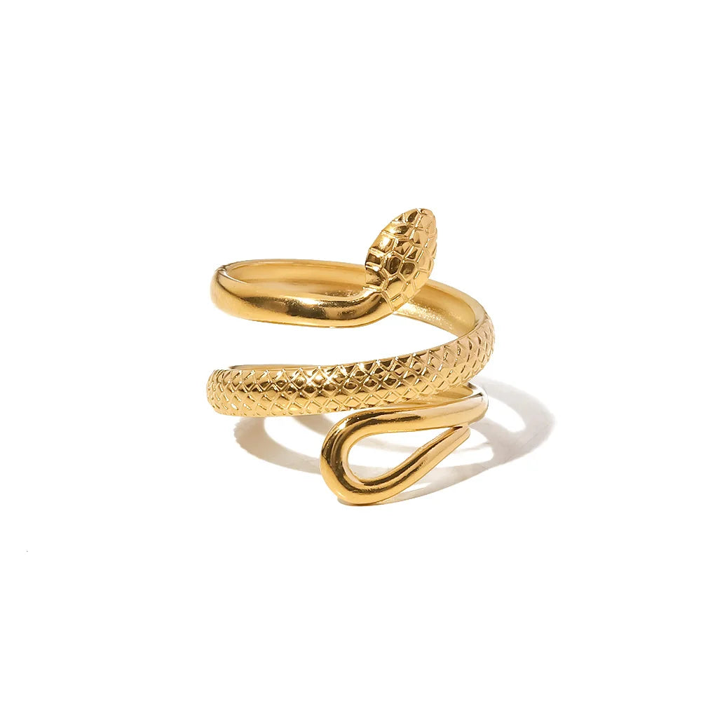 Maliben | Adjustable Spiraling Snake Ring