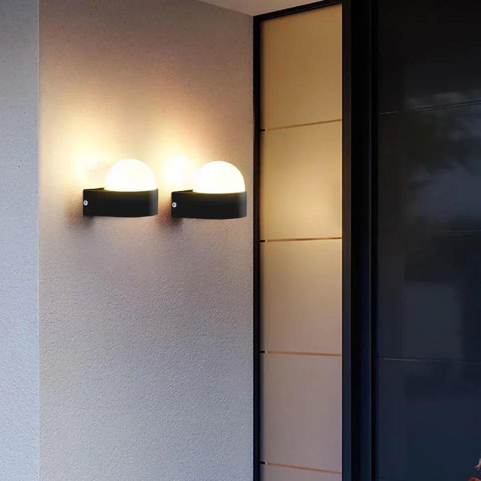 Maliben | Led Outdoor Wall Light Aurobeam | Ip66 Waterproof | Motion Sensor & Twilight Sensor | 6w / 12w