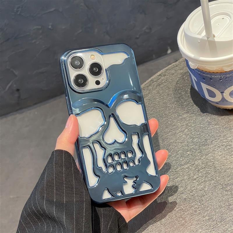 Maliben | Gothic Midnight Skull Phone Case