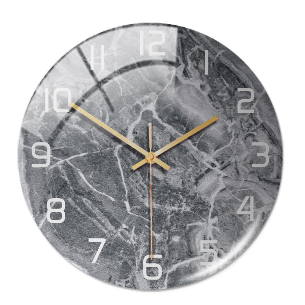 Maliben | Stylish Marble Wall Clock With Silent Mechanism