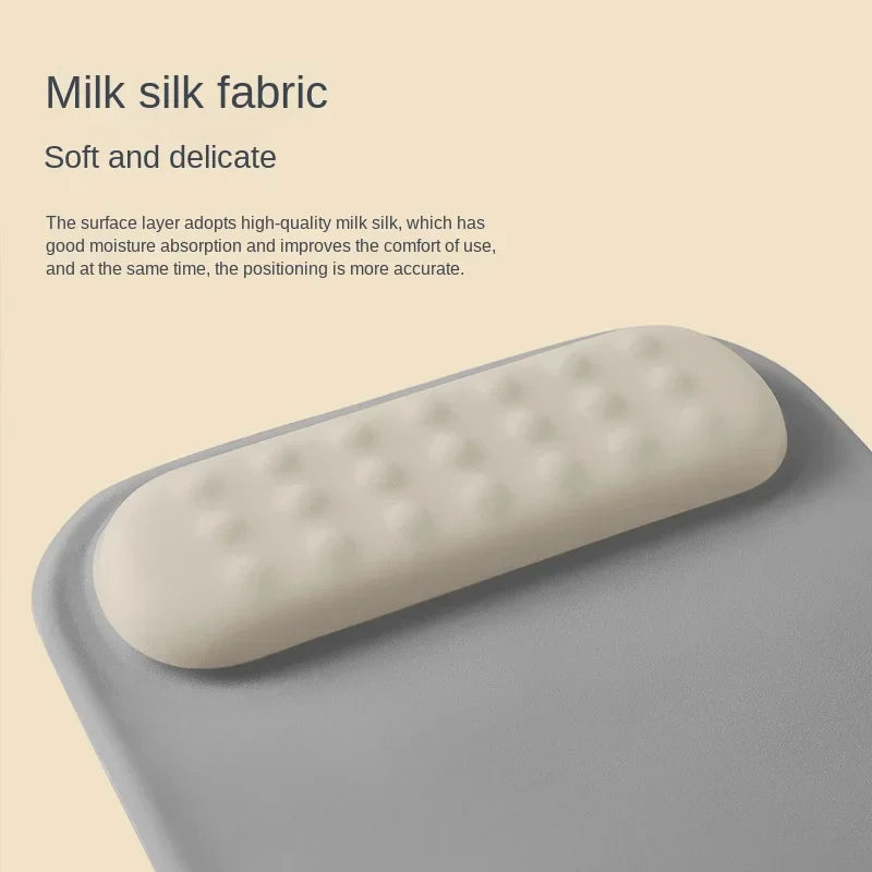 Maliben | Ergoloom Mouse Pad With Wrist Rest | Ergonomic & Non-Slip | Memory Foam & Anti-Slip Base | For Gaming & Office