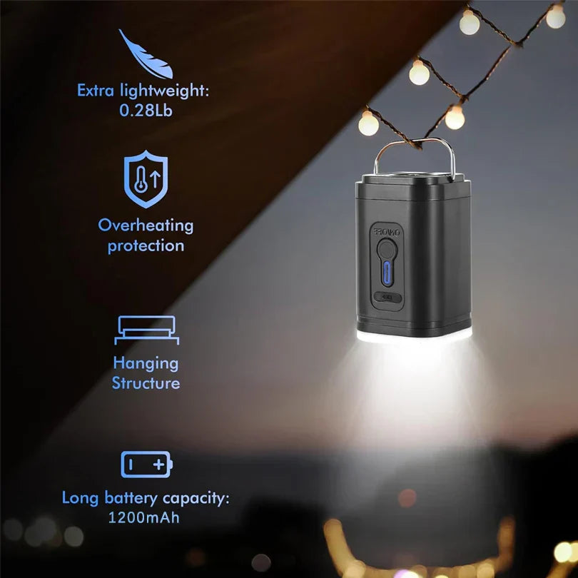 Maliben | Airbreezy Mini Air Pump | Ultra Compact & Usb-C Rechargeable | 5 Nozzles | 200l/Min Power