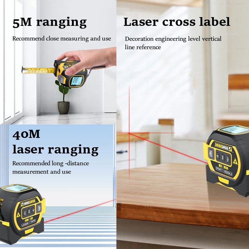 Maliben | 3in1 Ultimate Pro Laser Smart Tape Measure