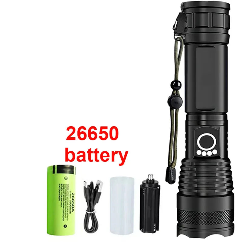 Maliben | Powerful Rechargeable Emergency Flashlight – High Luminous Output