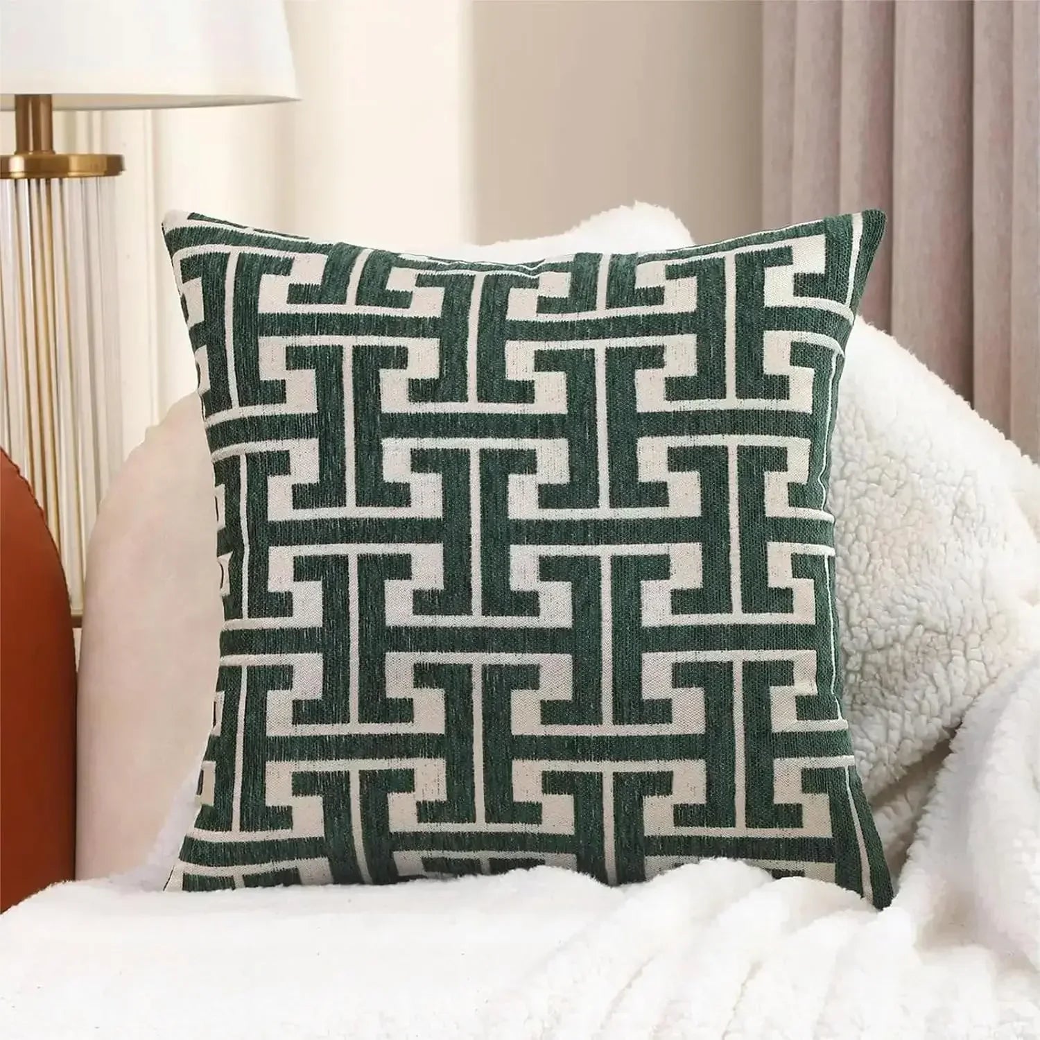 Maliben | Embroidered Cushion Without Filling For Sofa And Living Room