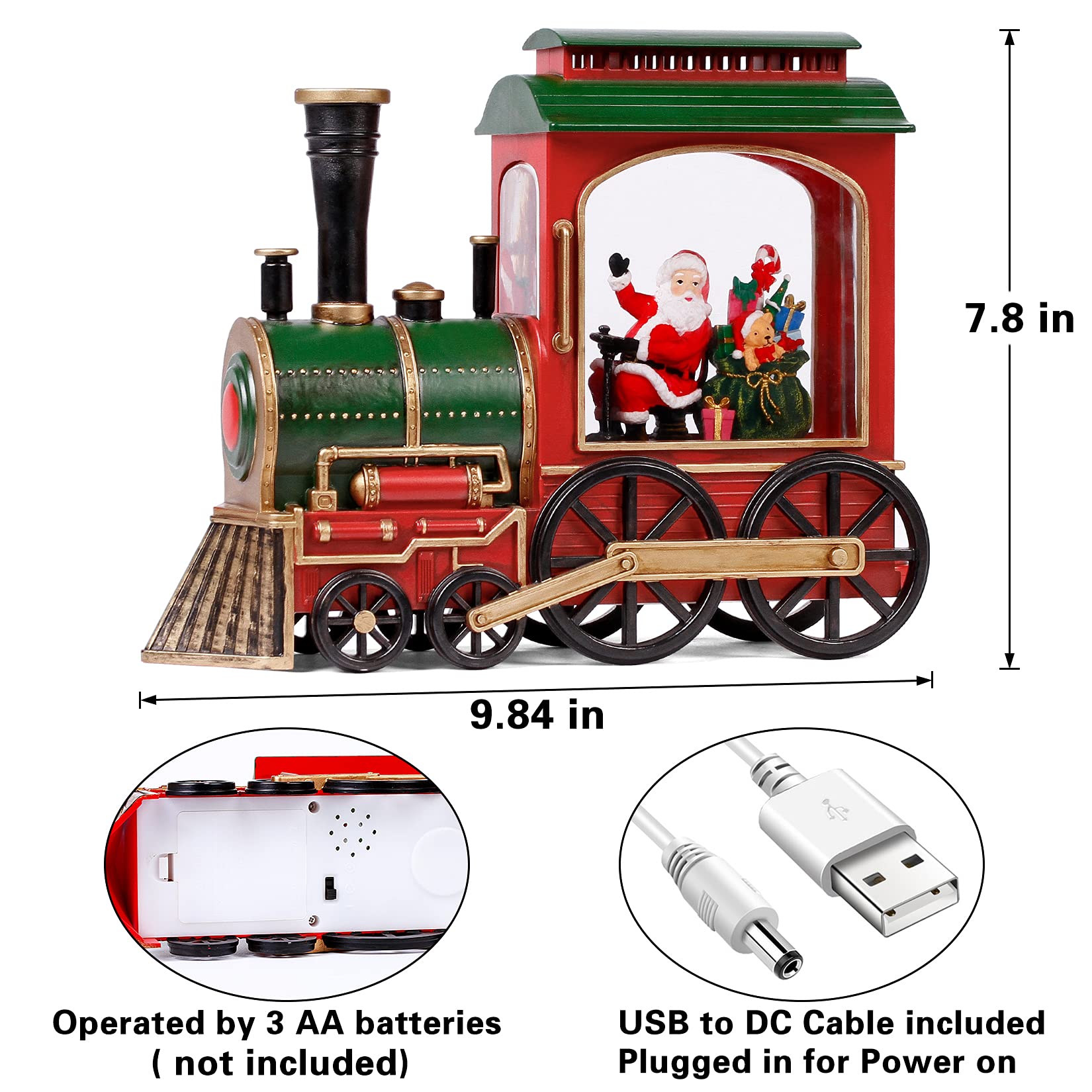 Maliben | Santa Claus Christmas Train Music Box