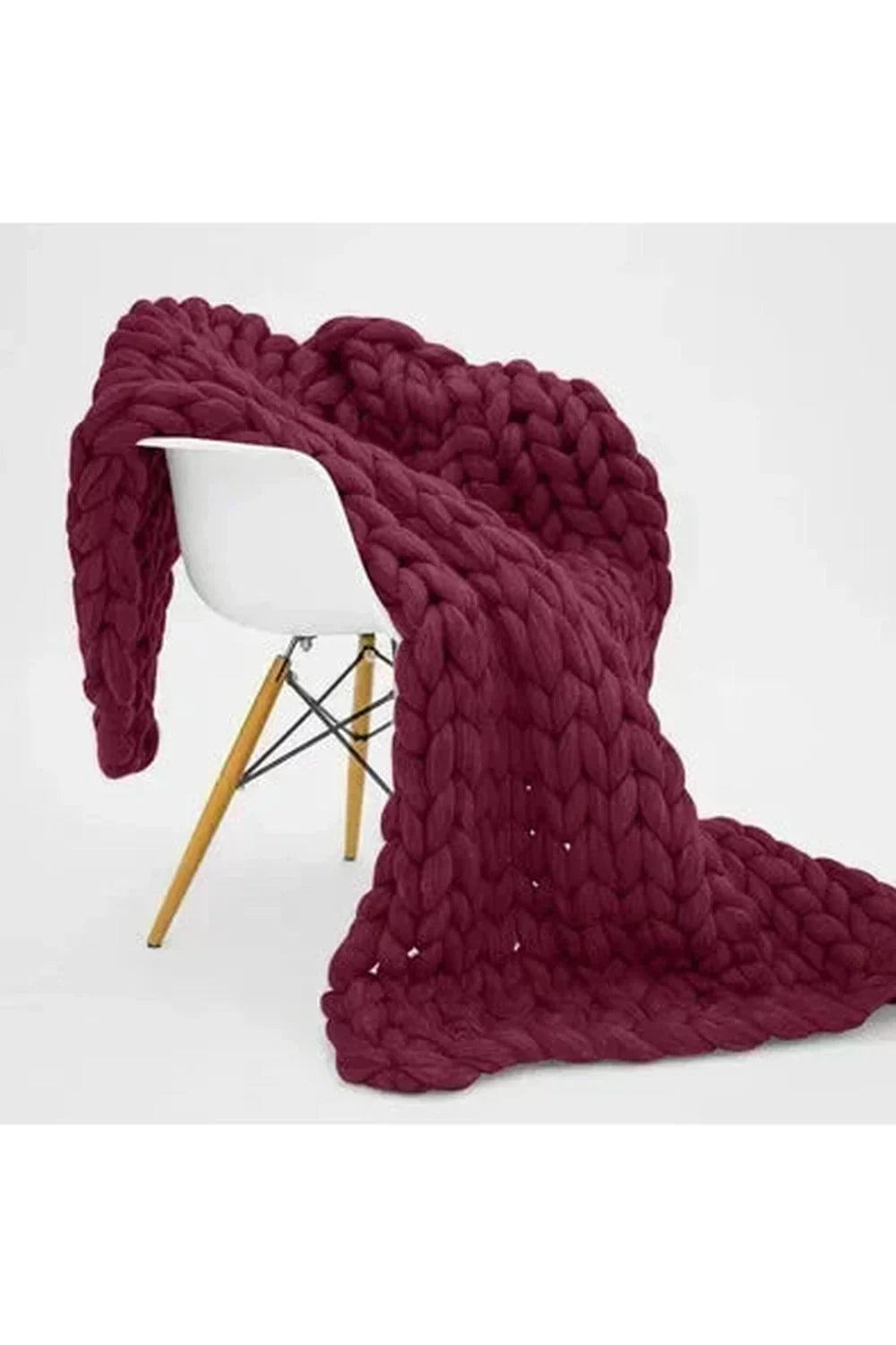 Maliben Cozy Knit Chunky Blanket