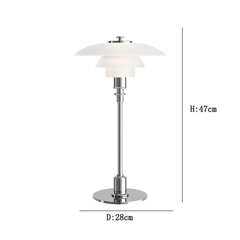 Maliben | Retro Design Glass Table Lamp