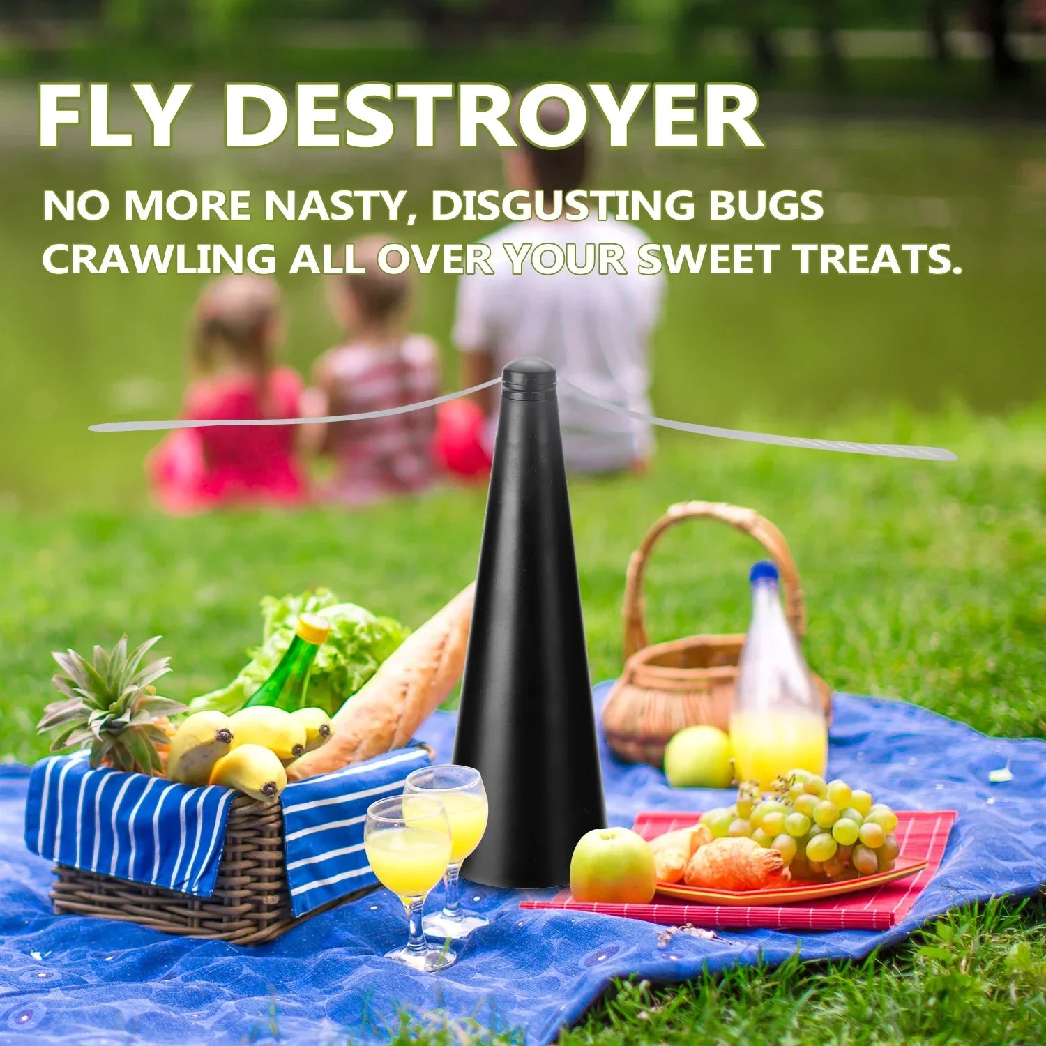 Maliben | Aerolumen Naturguard Insect Repellent Table Fan | 360° Rotating Insect Defense Fan | Quiet & Safe | For Outdoor, Camping, Picnic