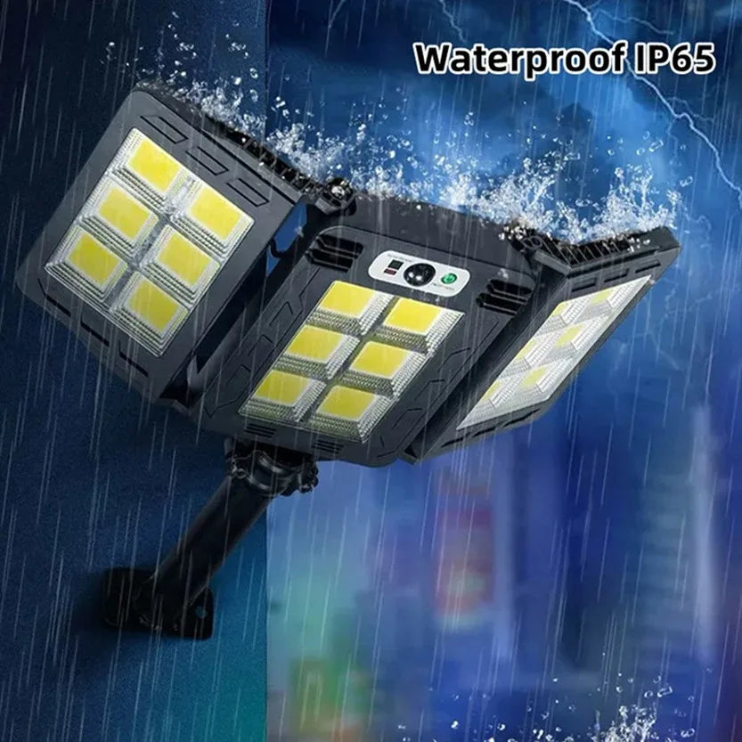 Maliben | Solar Wall Light Lumiseca | 800 Leds Super Bright | With Motion Sensor | 3 Lighting Modes | Waterproof For Garden & Outdoor