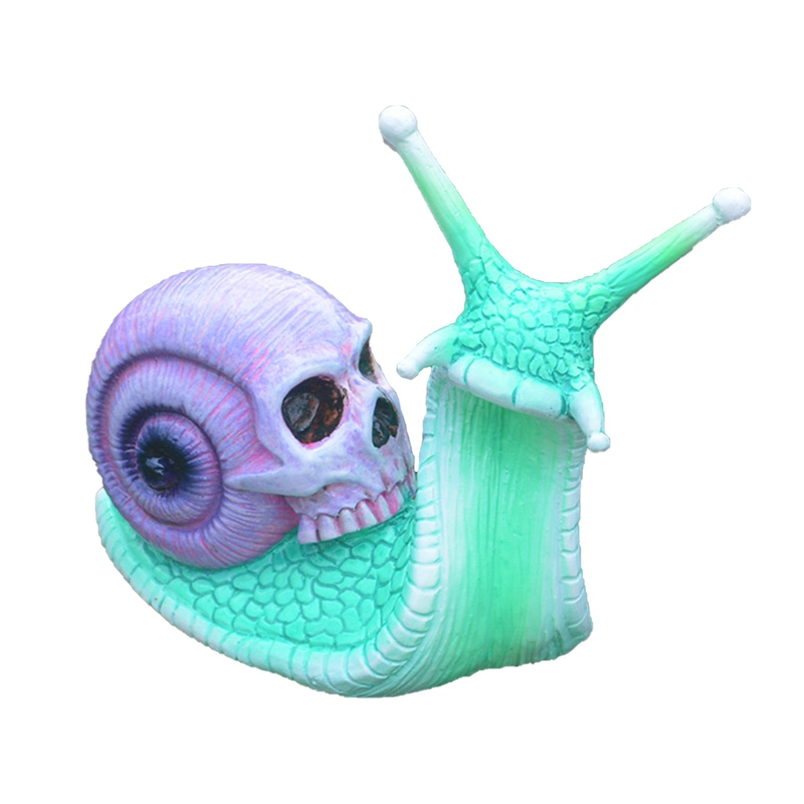 Maliben | Snail Skull Halloween Patio Sculpture