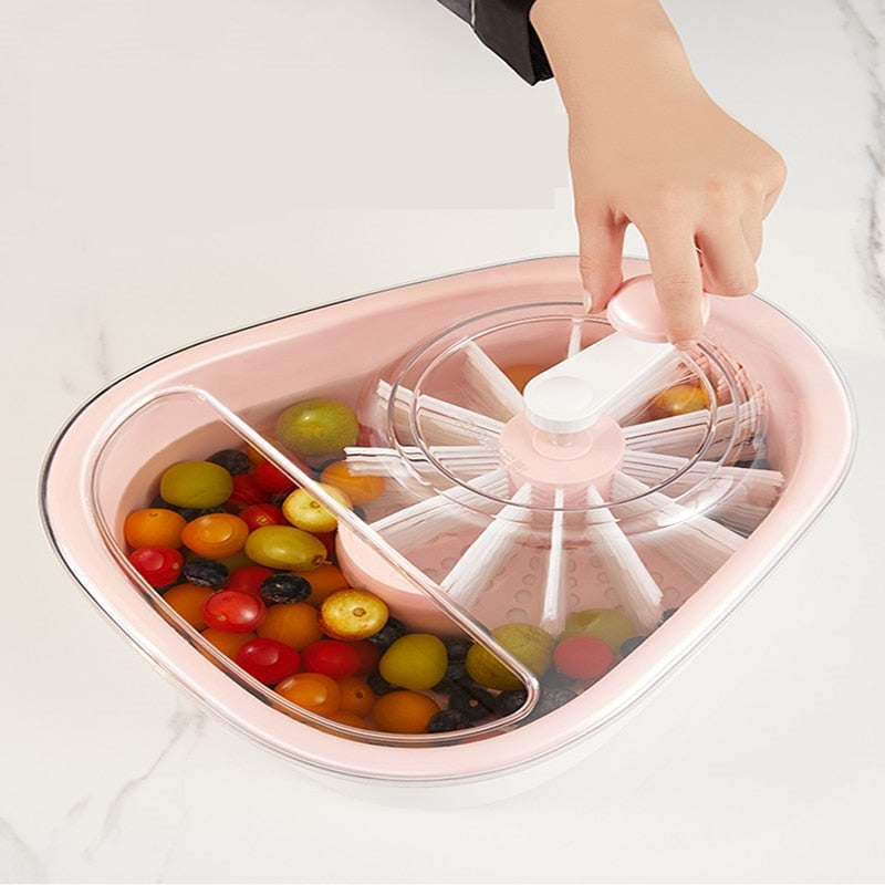 Maliben | Manual Fruit Vegetable Washing Drainer Basket