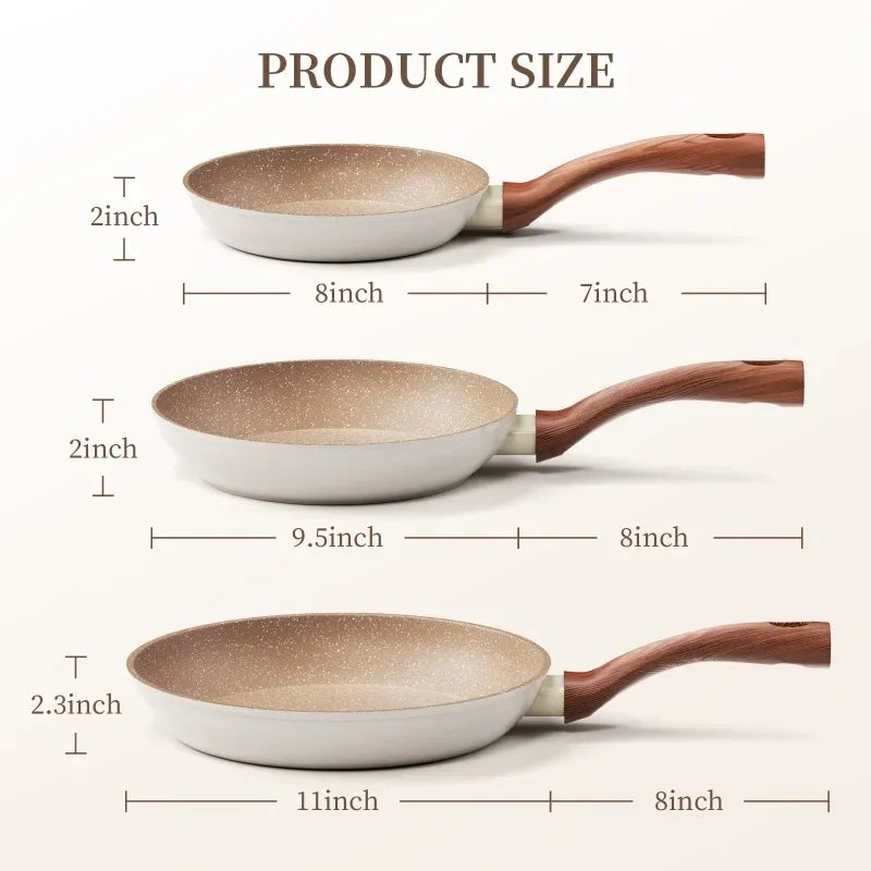 Maliben Nonstick Frying Pan - GranitePro