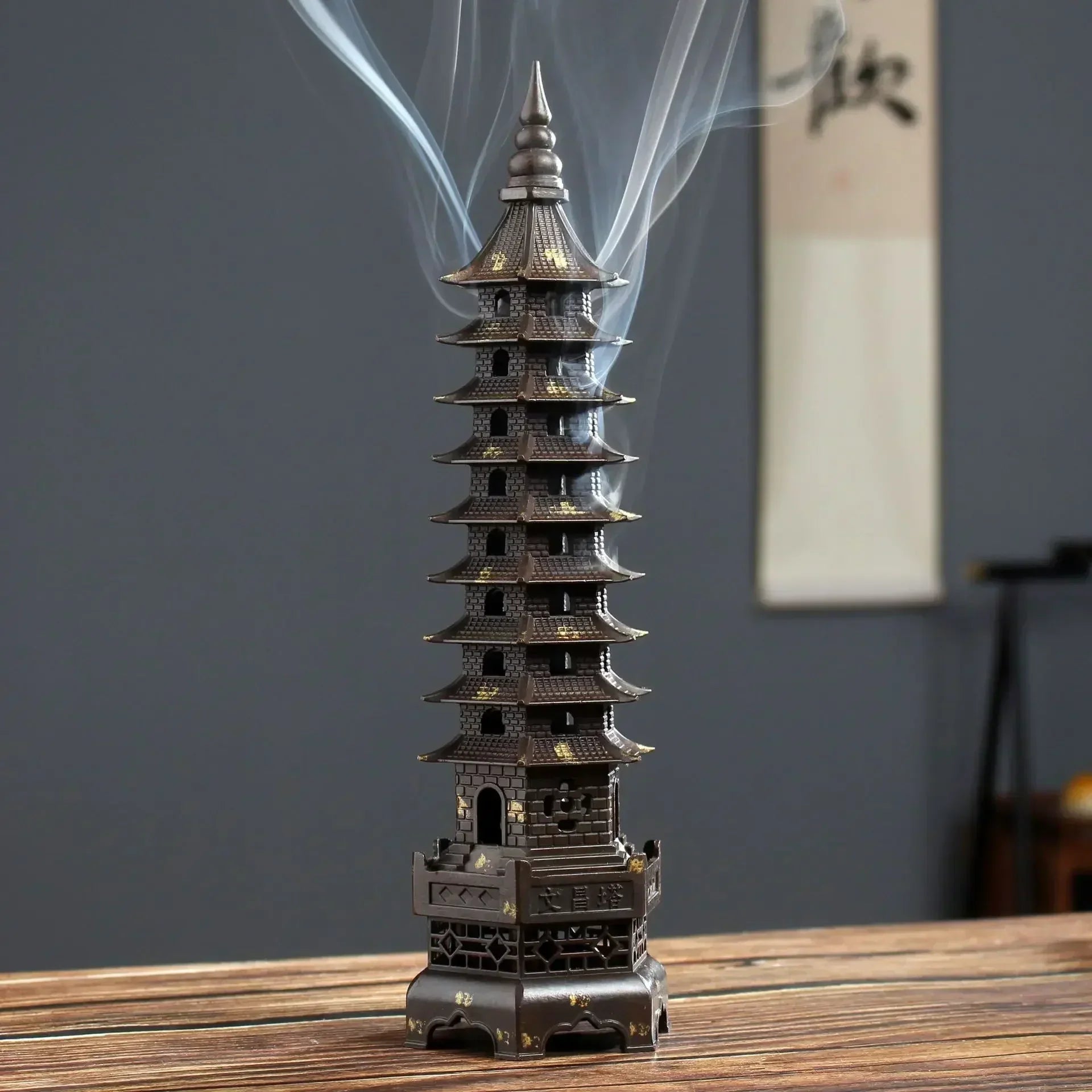 Maliben | Zen Tower-Style Smoke Waterfall Incense Burner