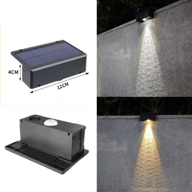 Waterproof Solar Led Wall Spotlight