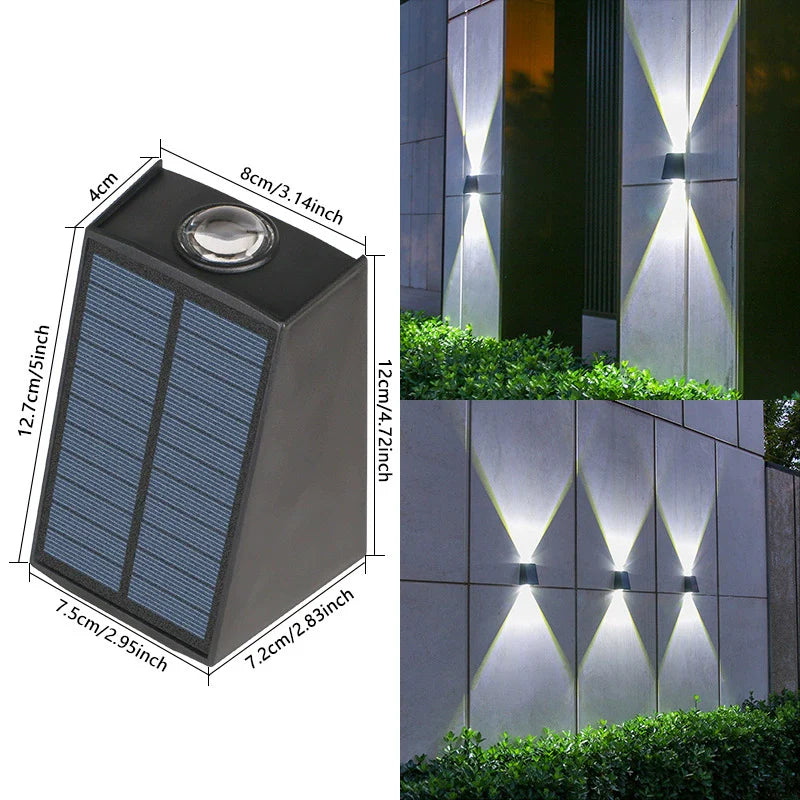 Solar Outdoor Wall Washer Light