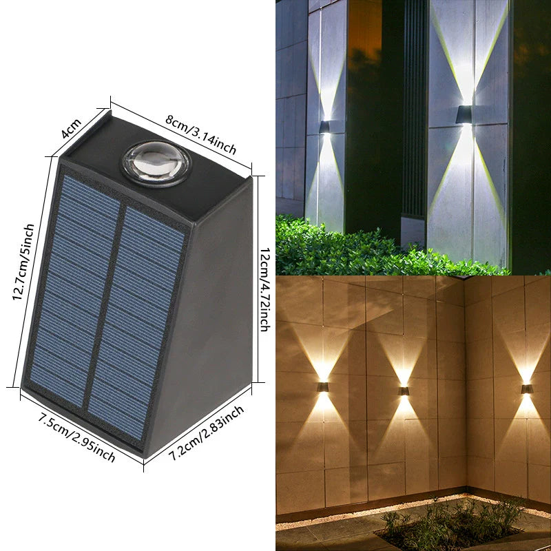 Solar Outdoor Wall Washer Light