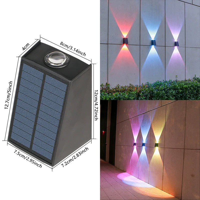 Solar Outdoor Wall Washer Light