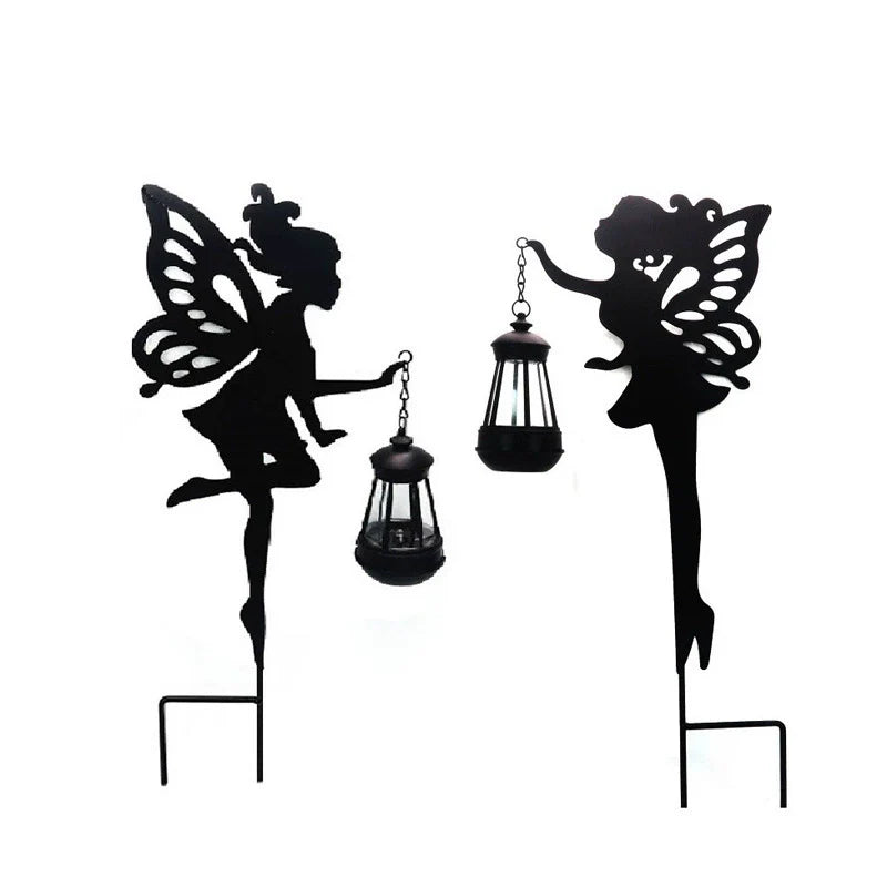 New Solar Lawn Light, Outdoor Waterproof Iron Fairy Garden Atmosphere Light