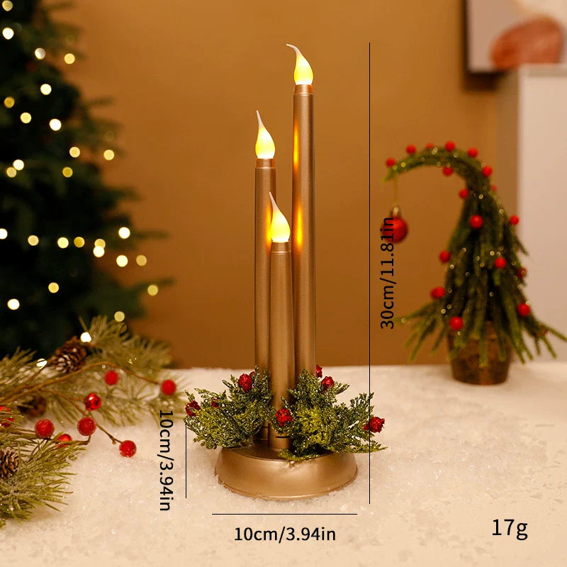 Glossy Simulation Led Taper Candle