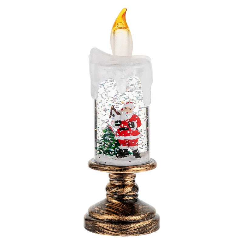 Creative Snowflake Crystal Ball Candle Light