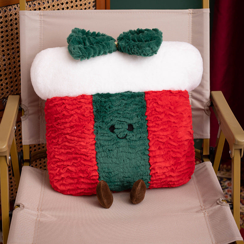 Christmas Gingerbread Man Plush Cushion Pillow