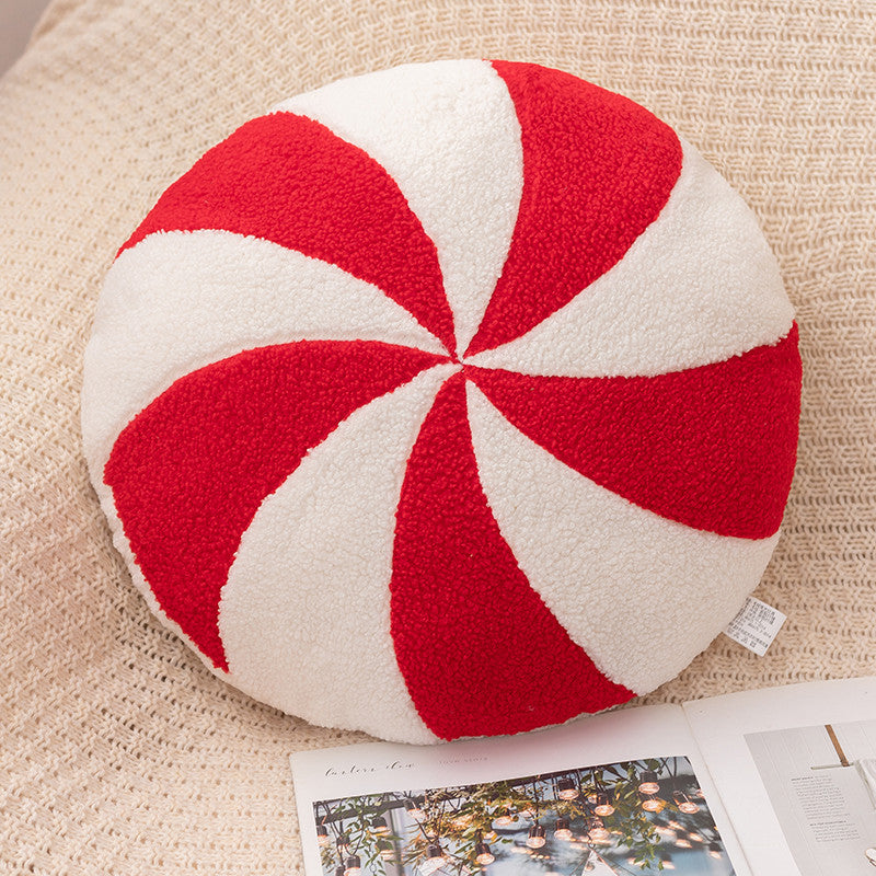 Christmas Snowflake Plush Cushion Pillow