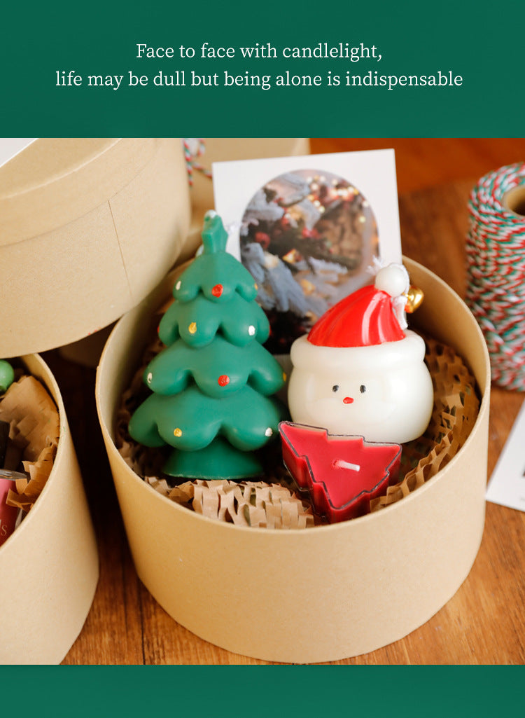 Premium Scented Christmas Tree Candle Gift Set