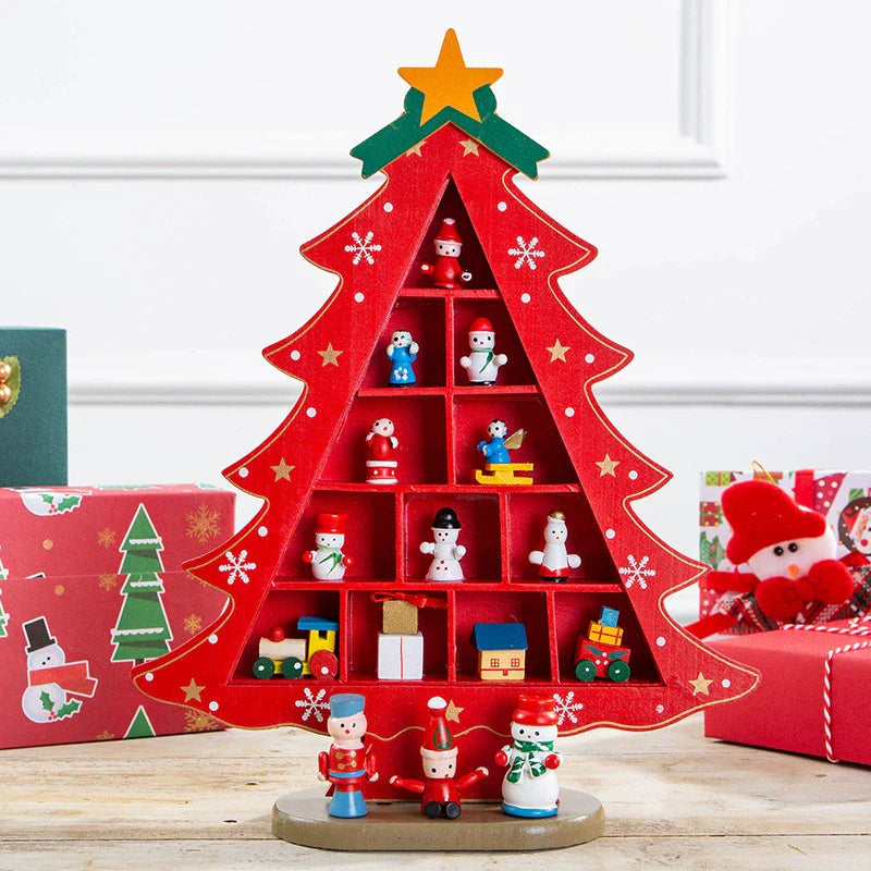 Mini Cartoon Christmas Tree Desktop Ornament