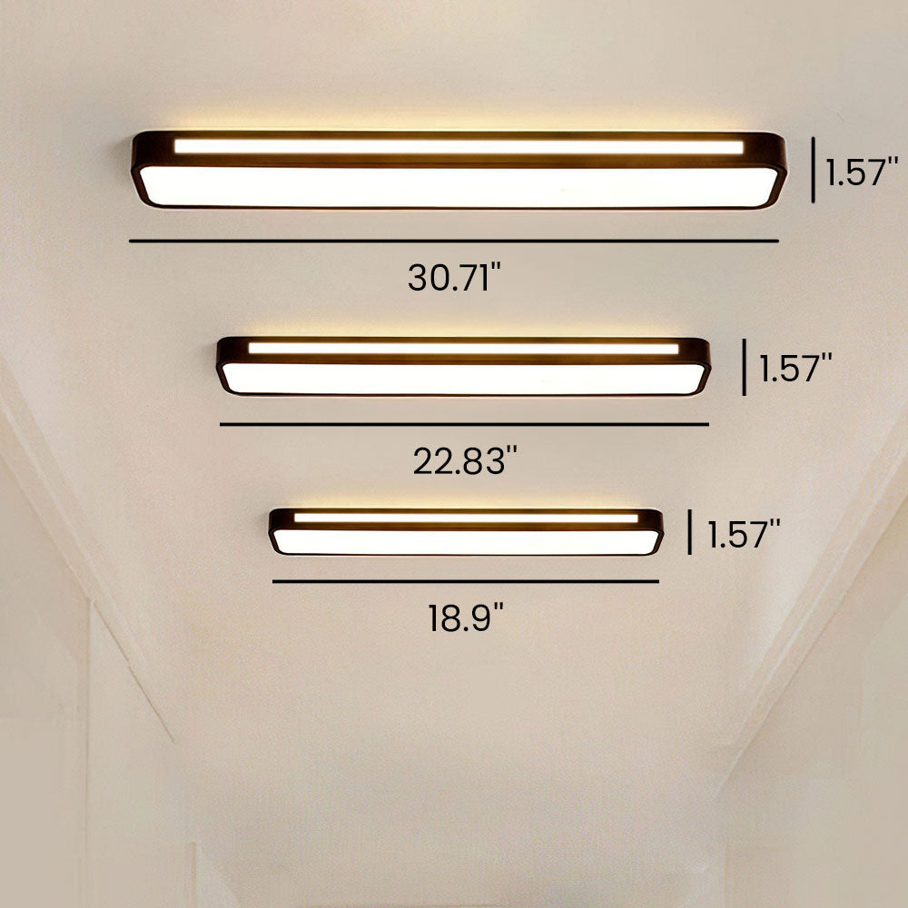 Maliben | Minimalist Led Ceiling Lamp Made Of Iron And Acrylic