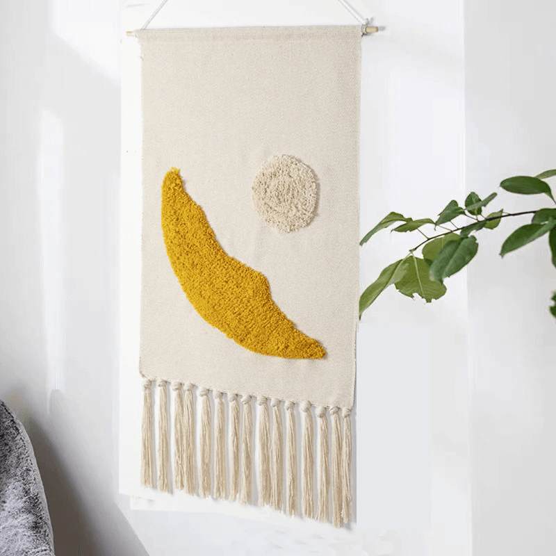 Maliben Geometric Macramé Wall Tapestry — Bohemian Wall Decor