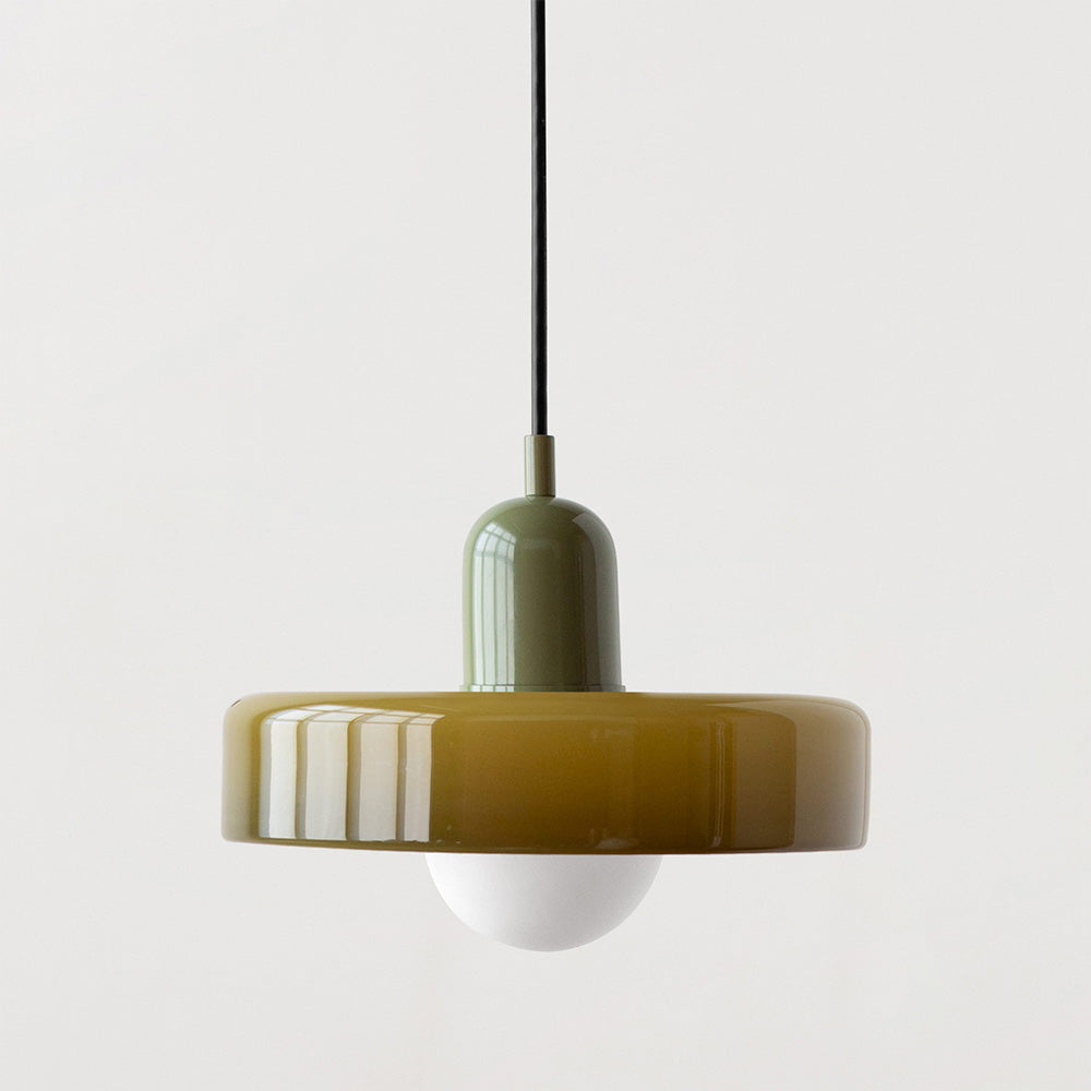 Maliben StiloGlas Pendant Lamp — Bauhaus Stained-Glass Light