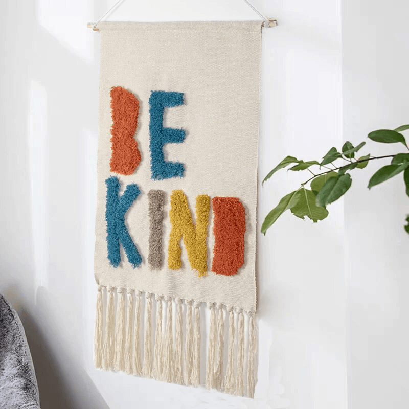 Maliben Geometric Macramé Wall Tapestry — Bohemian Wall Decor