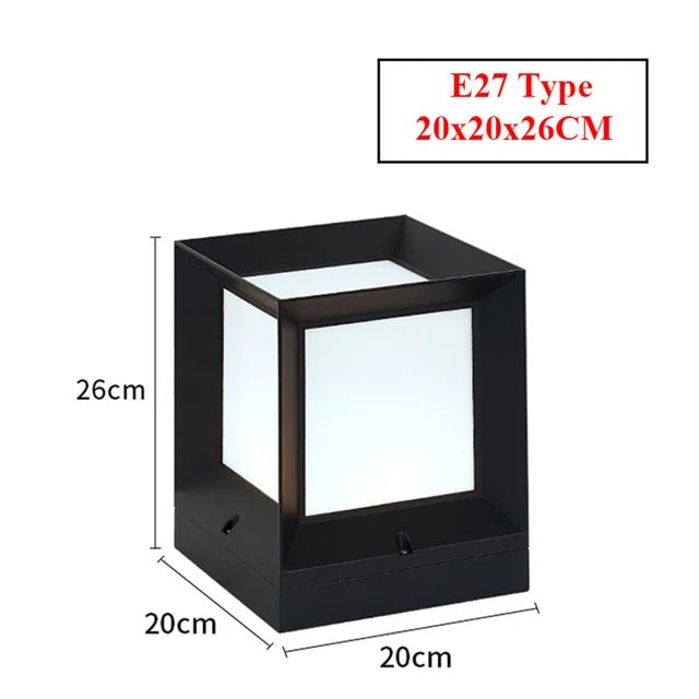 Maliben Modern LED outdoor floor lamp for driveways, gates, and garden paths