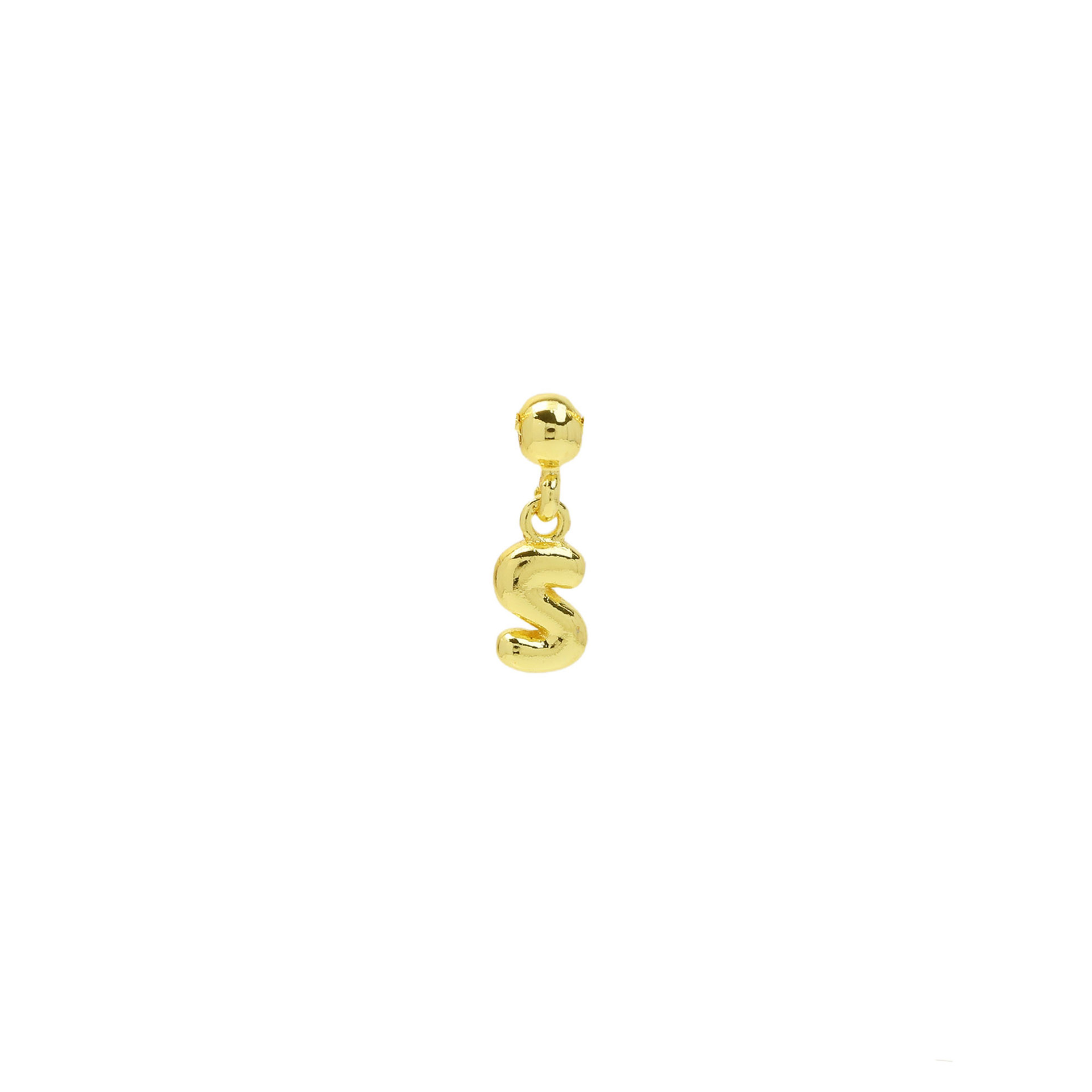 Maliben | Dainty Satellite Bubble Letter Name Necklace