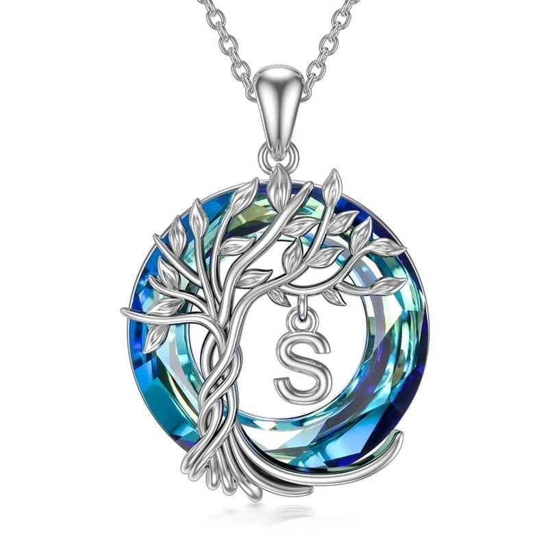 Maliben | Tree Of Life Crystal Pendant Necklace
