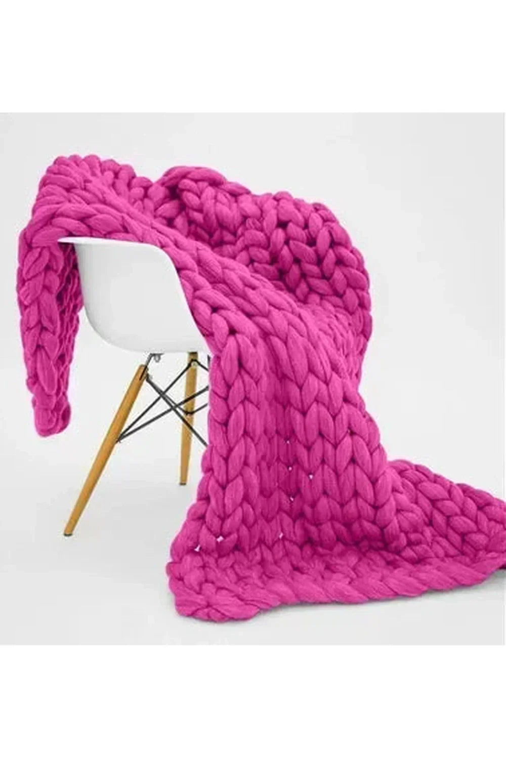 Maliben Cozy Knit Chunky Blanket