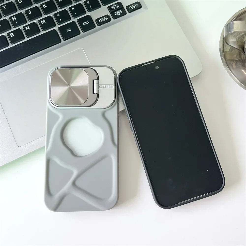 Maliben | Magsafe Soft Flip Lens Protection Iphone Case