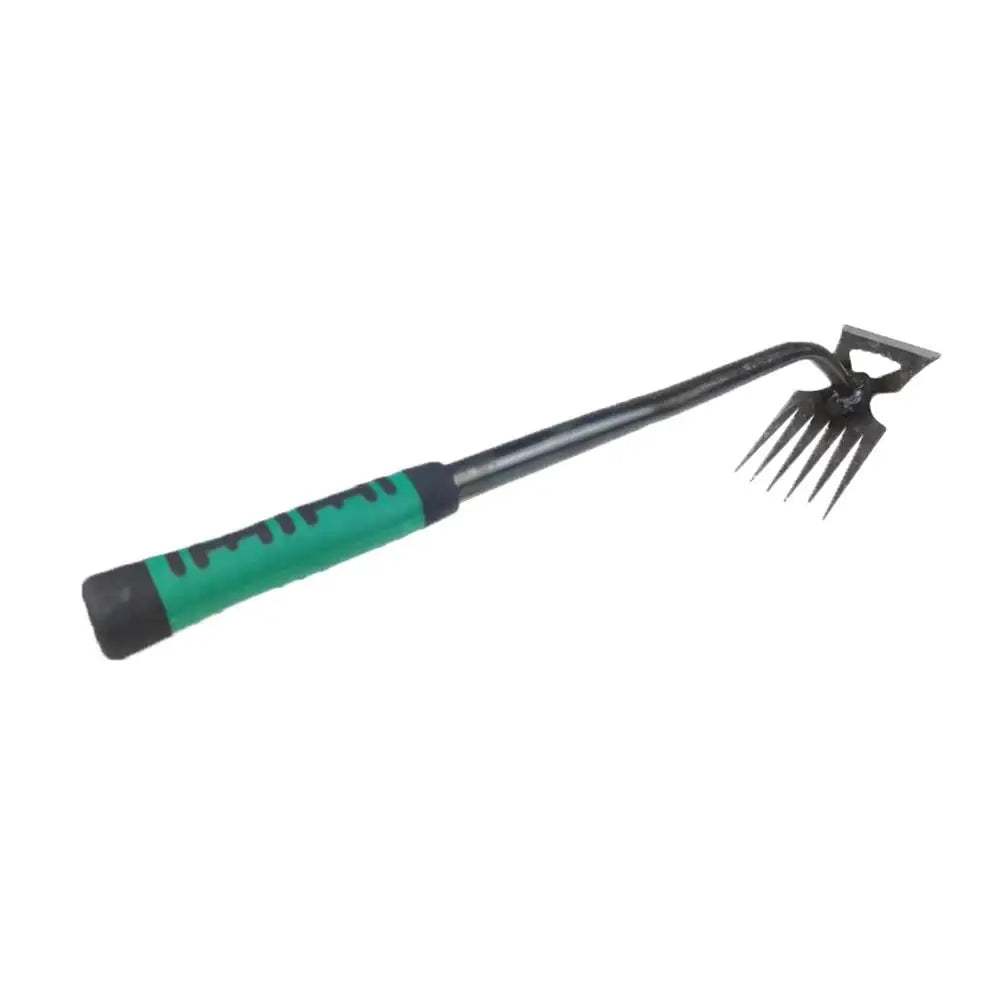 Maliben | Raveta Garden Rake | Robust Steel Tines | Ergonomic Handle | Effective Against Weeds & Leaves