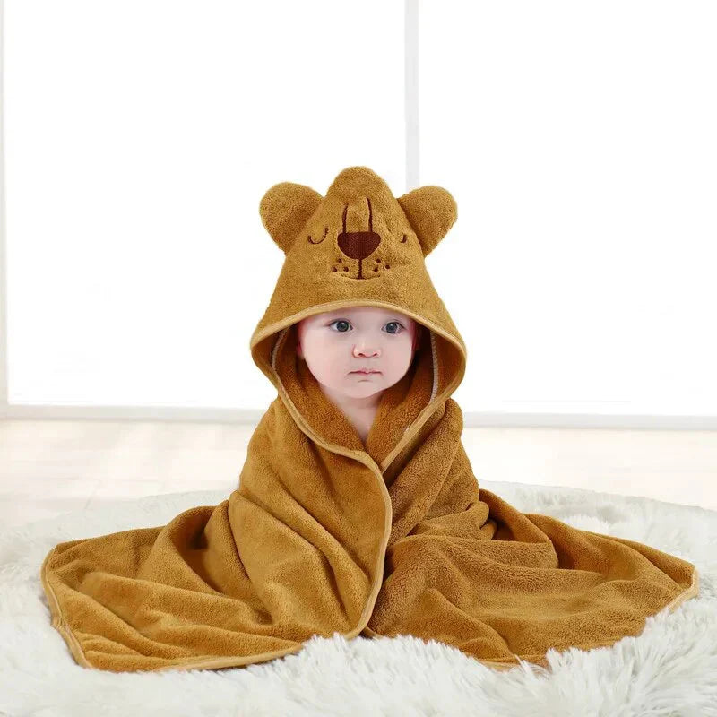 Maliben | Cute Animals – Baby Hooded Towel For Kids