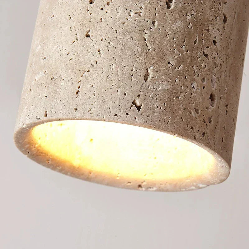 Maliben | Zenelegance Wabi Sabi Luxury Ceiling Lighting - Natural Travertine Led