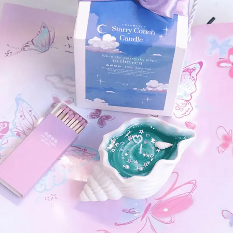 Maliben | Handmade Sea Shell Starfish Aromatherapy Candle