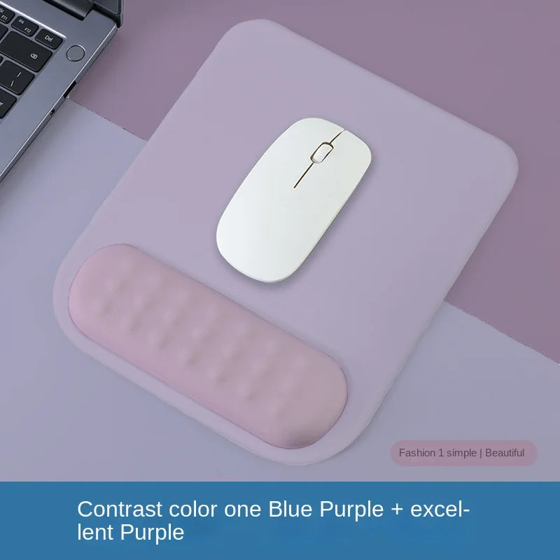 Maliben | Ergoloom Mouse Pad With Wrist Rest | Ergonomic & Non-Slip | Memory Foam & Anti-Slip Base | For Gaming & Office