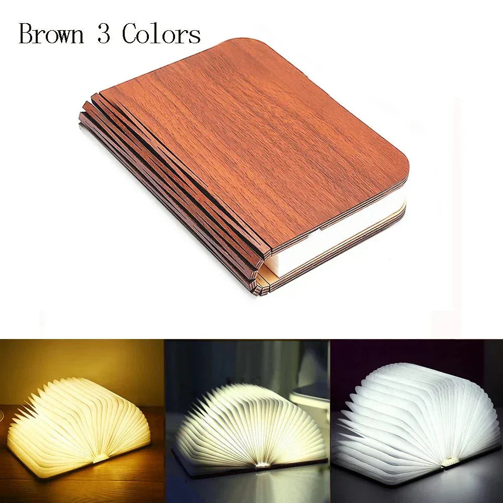 Maliben | Bookglow - Foldable Led Lamp - Portable And Rechargeable - Light Up Your Nights!