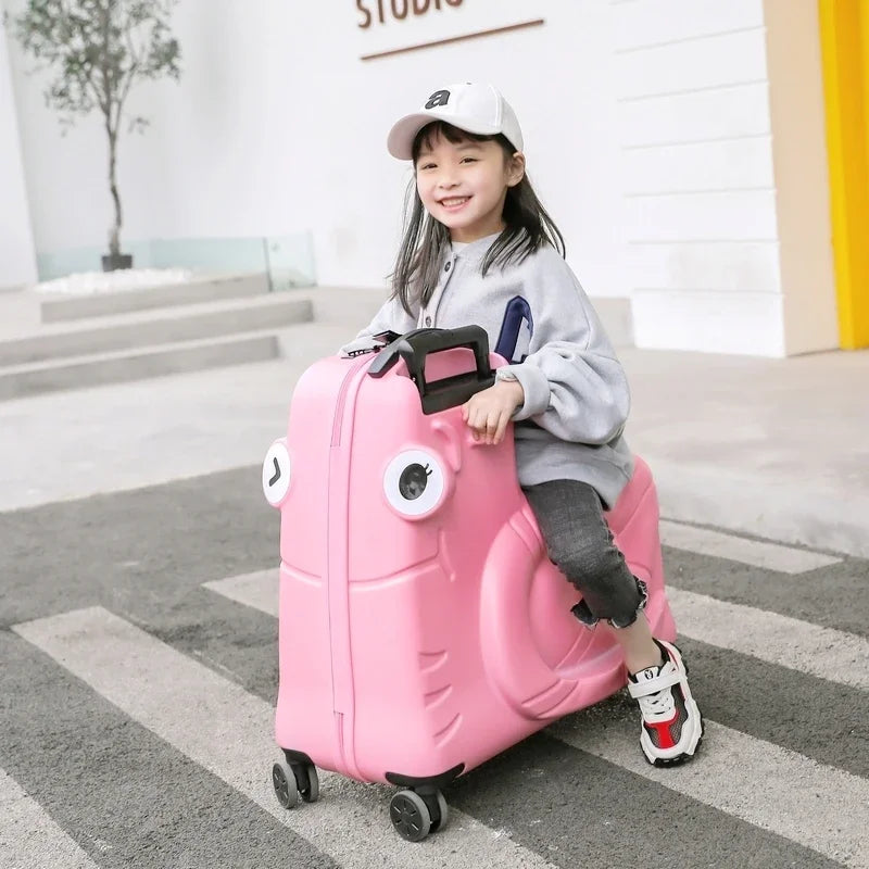 Maliben | Kids Suitcase With Scooter Function – Naples