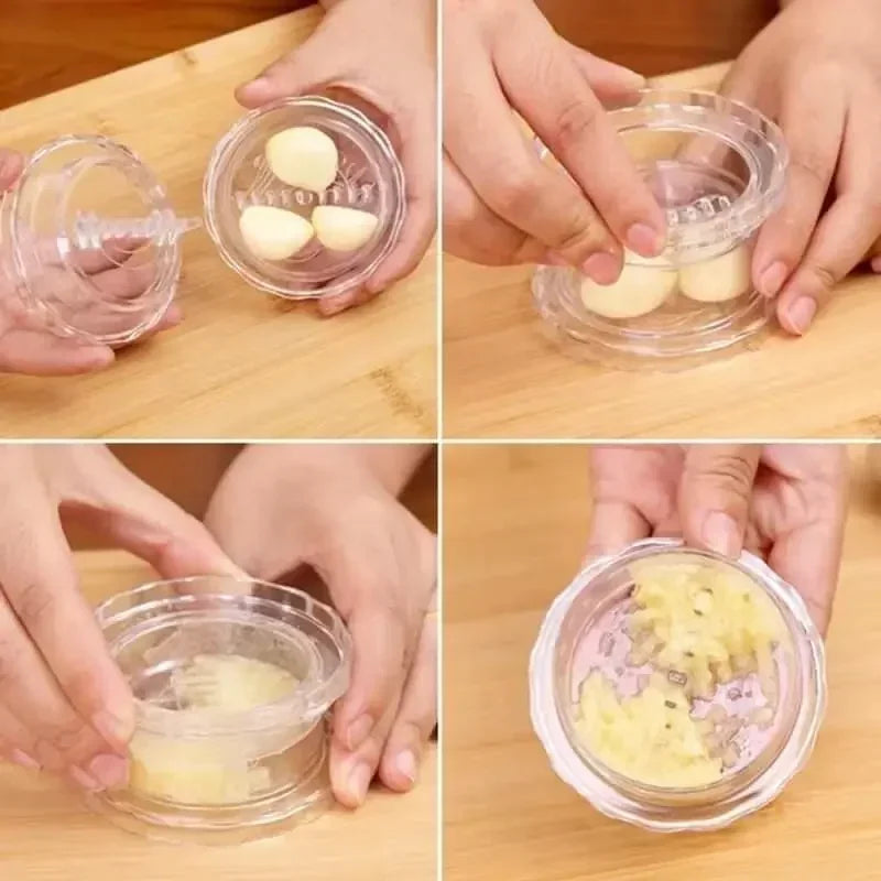 Maliben | Twistico Garlic Chopper | Manual & Multifunctional | Compact & Practical | Ø 7.5 Cm