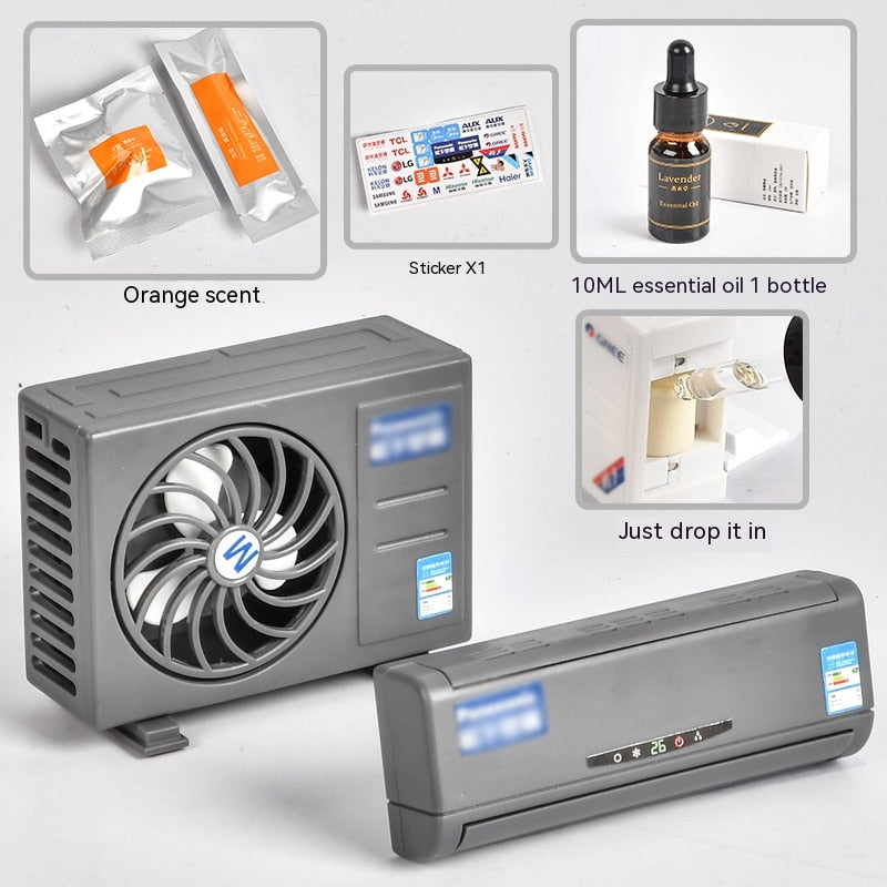 Maliben | Mini Solar Ac Car Aromatherapy Decor