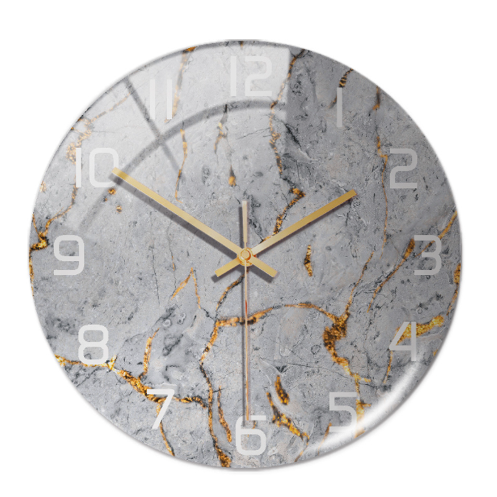 Maliben | Stylish Marble Wall Clock With Silent Mechanism