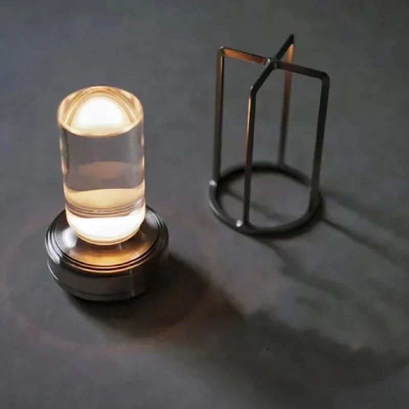 Maliben | Rechargeable Wireless Luxeglow Table Lamp - Elegant Wireless Lamp For Every Mood